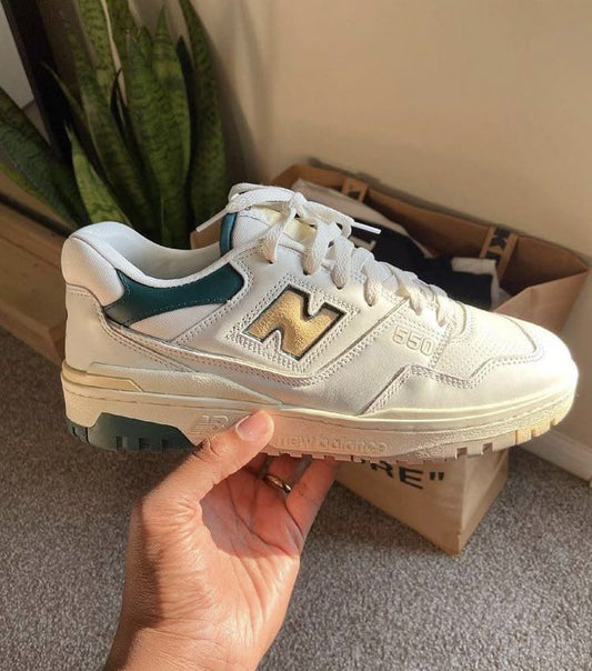 New Balance x Aimé Leon Dore 550 "Natural Green" sneakers