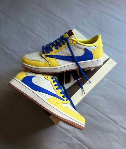 Nike AJ Retro 1 Low x "Travis Scott Canary"