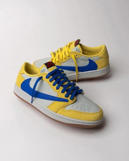Nike AJ Retro 1 Low x "Travis Scott Canary"